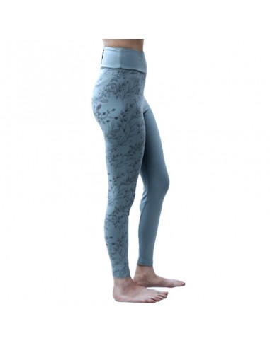 Legging yoga taille haute en coton biologique certifié GOTS - imprimé floral Sérénity prix