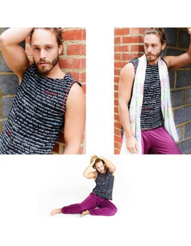 Tee shirt de yoga homme - Tryambakam mantra pas cher chine