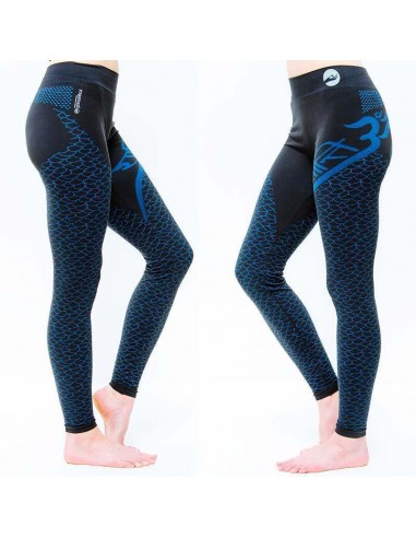 Legging yoga femme sans couture coton bio Om Shanti Amélioration de cerveau avec