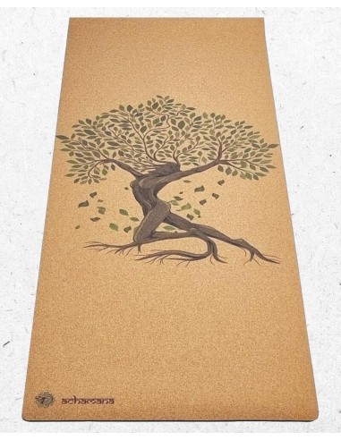 Tappetino yoga Tree of Life in sughero e gomma naturale - Edizione limitata en ligne des produits 