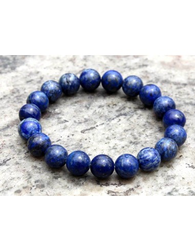 Bracelet Lapis-Lazulis - Perles AAA 10mm pas cher 