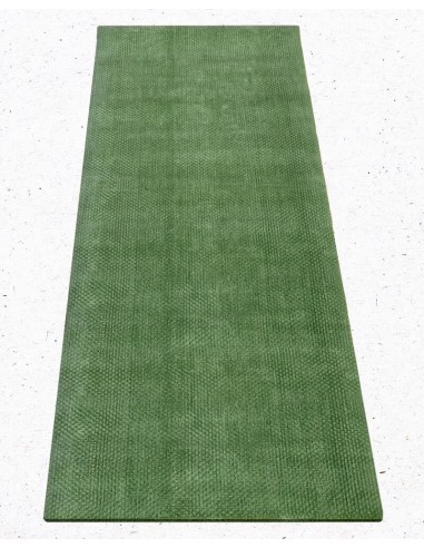 Tapis de yoga écologique Vert olive en gomme naturelle et jute tressée l'évolution des habitudes 