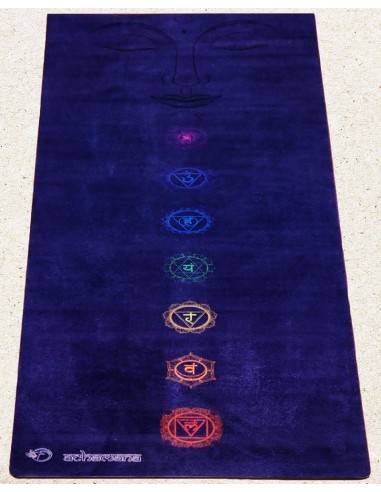 Tapis yoga antidérapant - confort - 7 chakras Bouddha spirit 2023