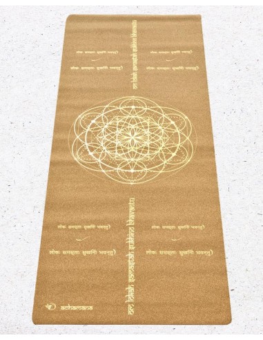 Tapis de yoga de voyage mantra de la Paix paiement sécurisé