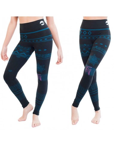 Leggings de yoga cintura alta - Om Tibetan - Algodón orgánico - la livraison gratuite