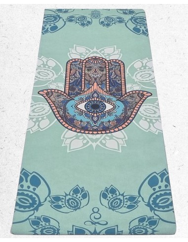 Tapete de Yoga de Viagem Dobrável - Mão Hamsa Véritable concentré